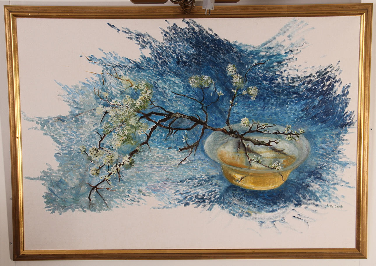 BETH ZEEH. Olja på duk, signerad.