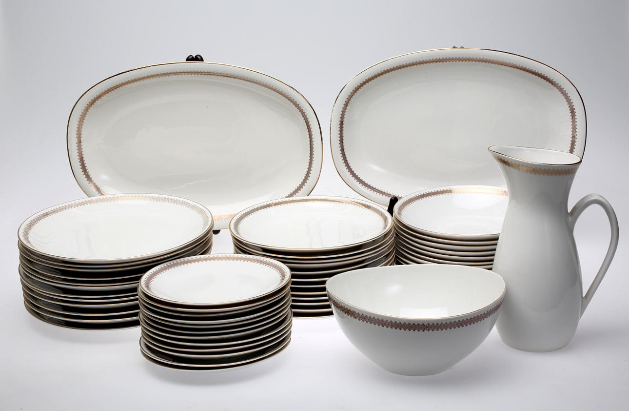 MATSSERVIS, Rörstrand , Elegance, 51 delar.