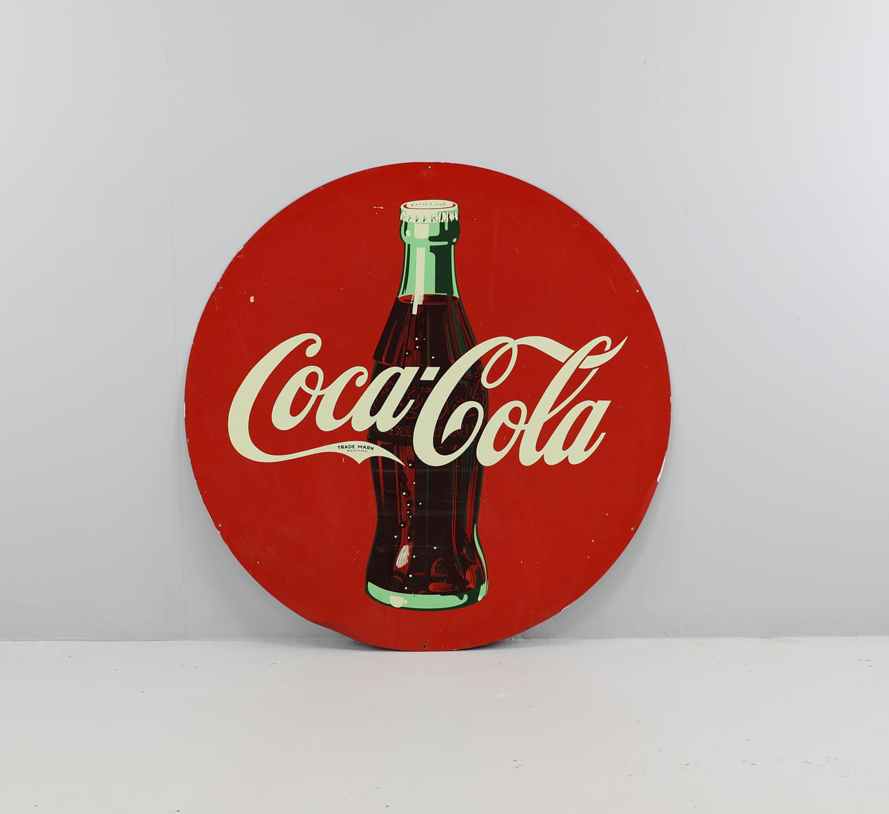 SKYLT, metall, "Coca Cola", 1900-tal.