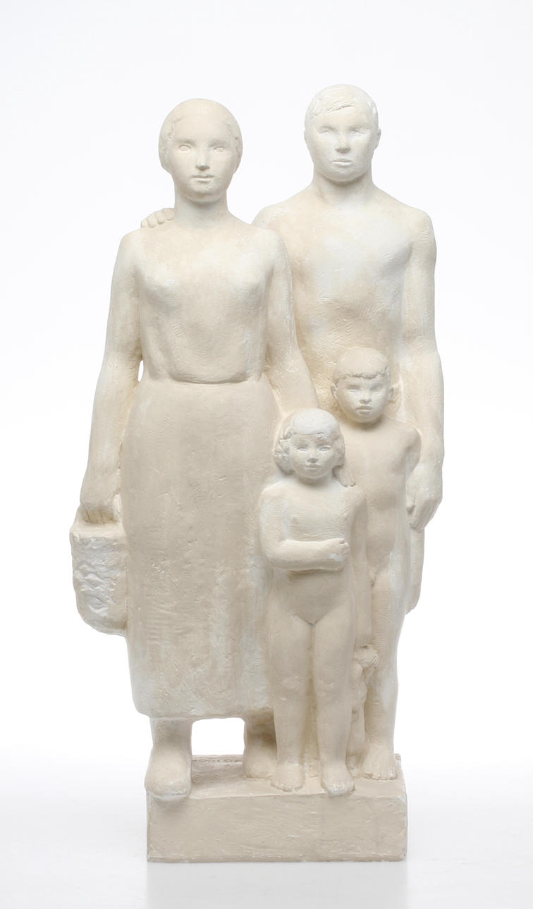 NILS SJÖGREN. Skulptur, gips. signerad.