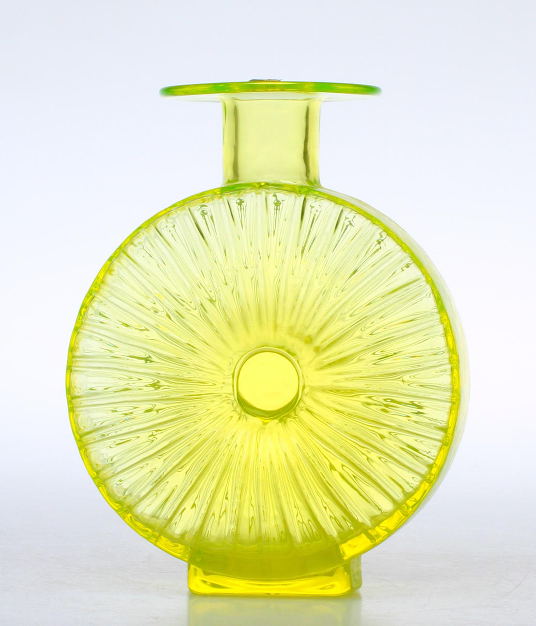 SOLFLASKA, glas, Helena Tynell, Riihimäen Lasi.