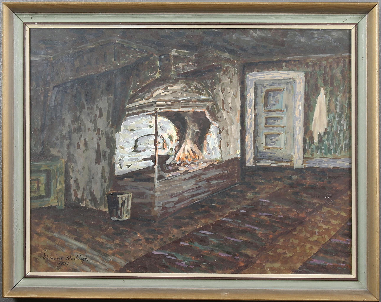 WILLIAM BODINGH. Gouache, 2 st, signerade, daterade, 1931/1934.