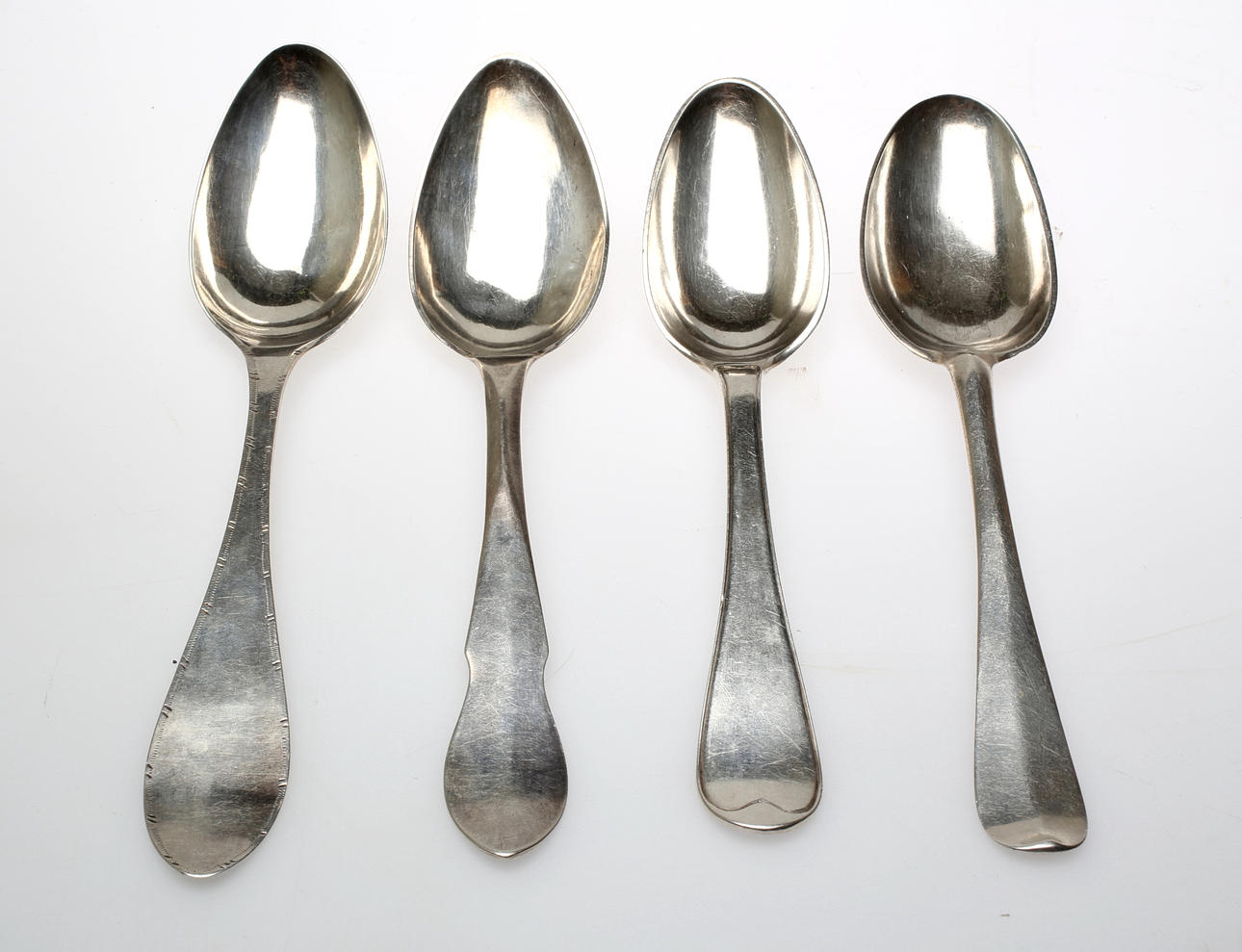 SILVERSKEDAR, 4 st. Mellan åren 1764- 1822.