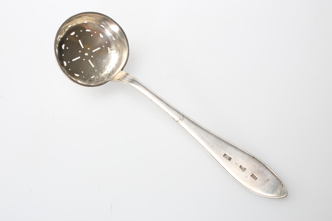 CARL SAMUEL LYBERG. SOCKERSTRÖARE, silver, 1827 Ulricehamn.