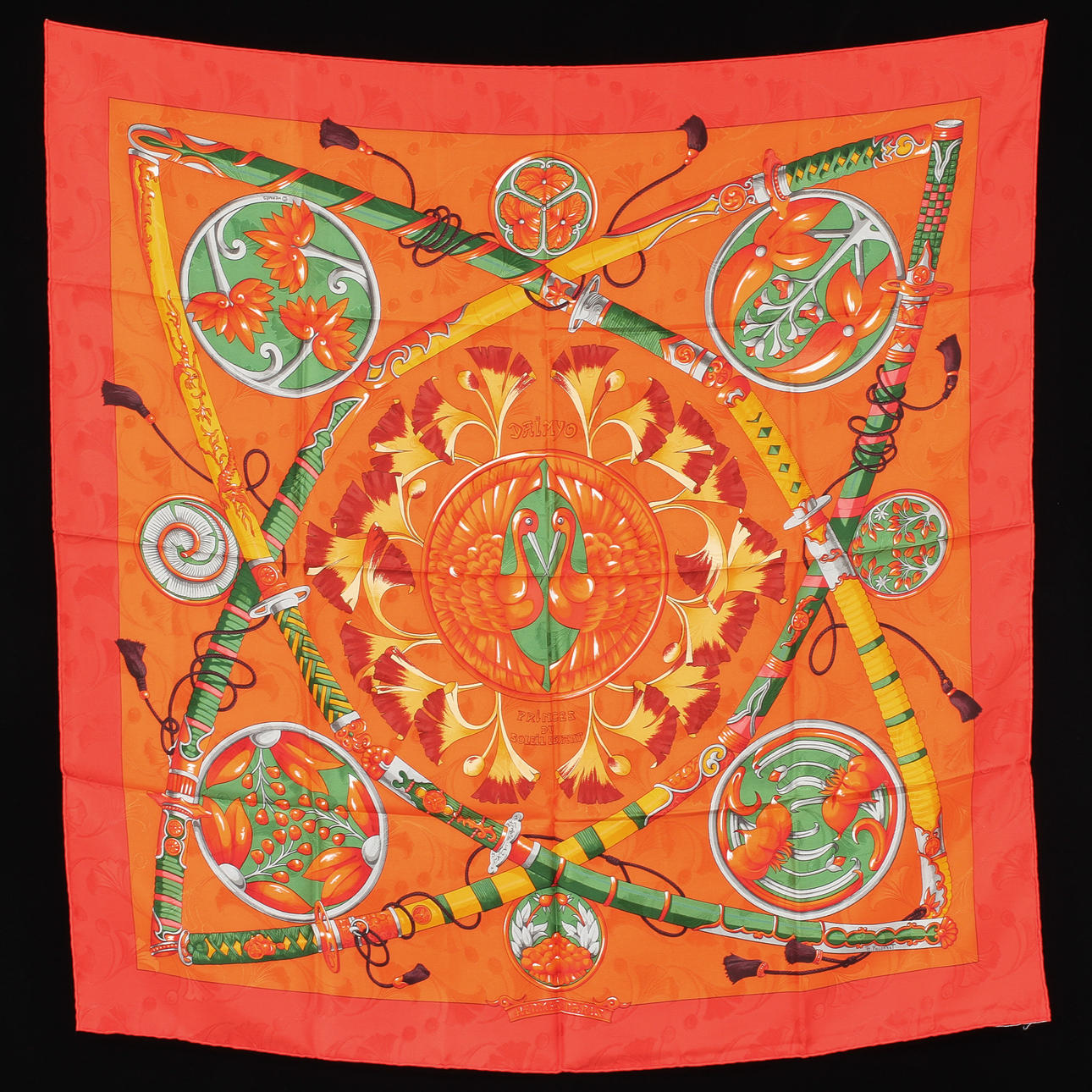 SCARF,"Princes du soleil levant", Françoise Façonnet, Hermés.