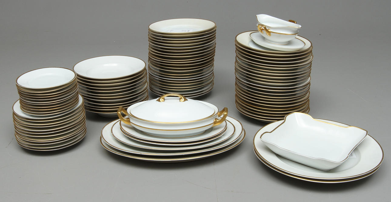 MATSERVIS, ca 90 delar, mestadels Rosenthal, 1900-tal.