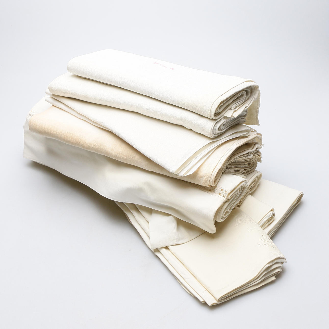 HAUSHALTSTEXTILIEN, Leinen, 1900er Jahre.