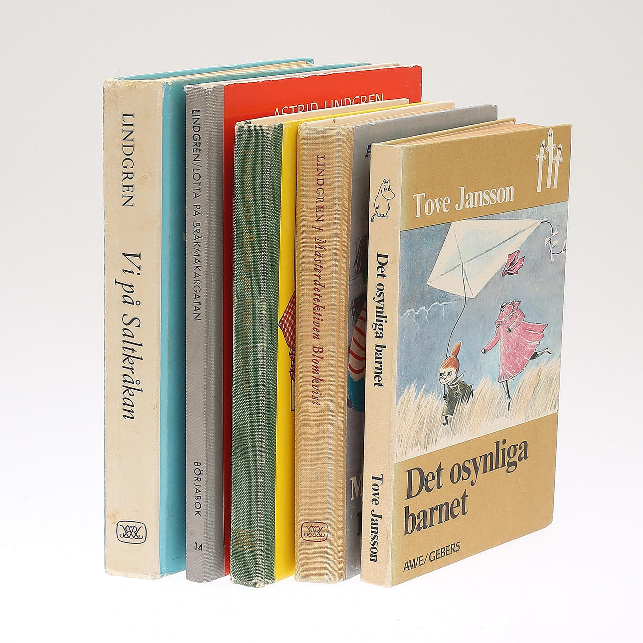 BARNBÖCKER, 5 st, Tove Jansson, Astrid Lindgren.