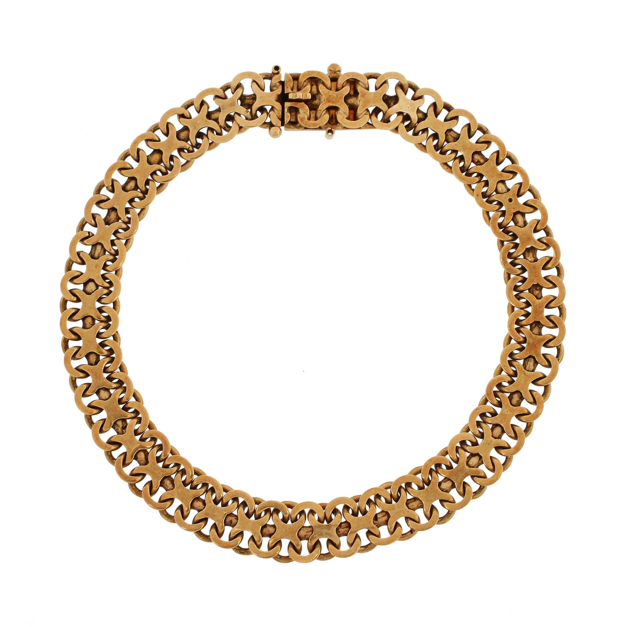 ARMLÄNK, 18k rödguld . 14,5g.