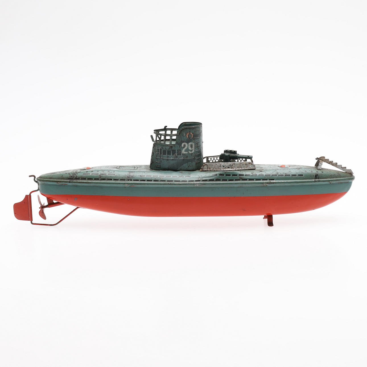 SUBMARINE, "U-29", Arnold, lithographed plate, Germany 1938.