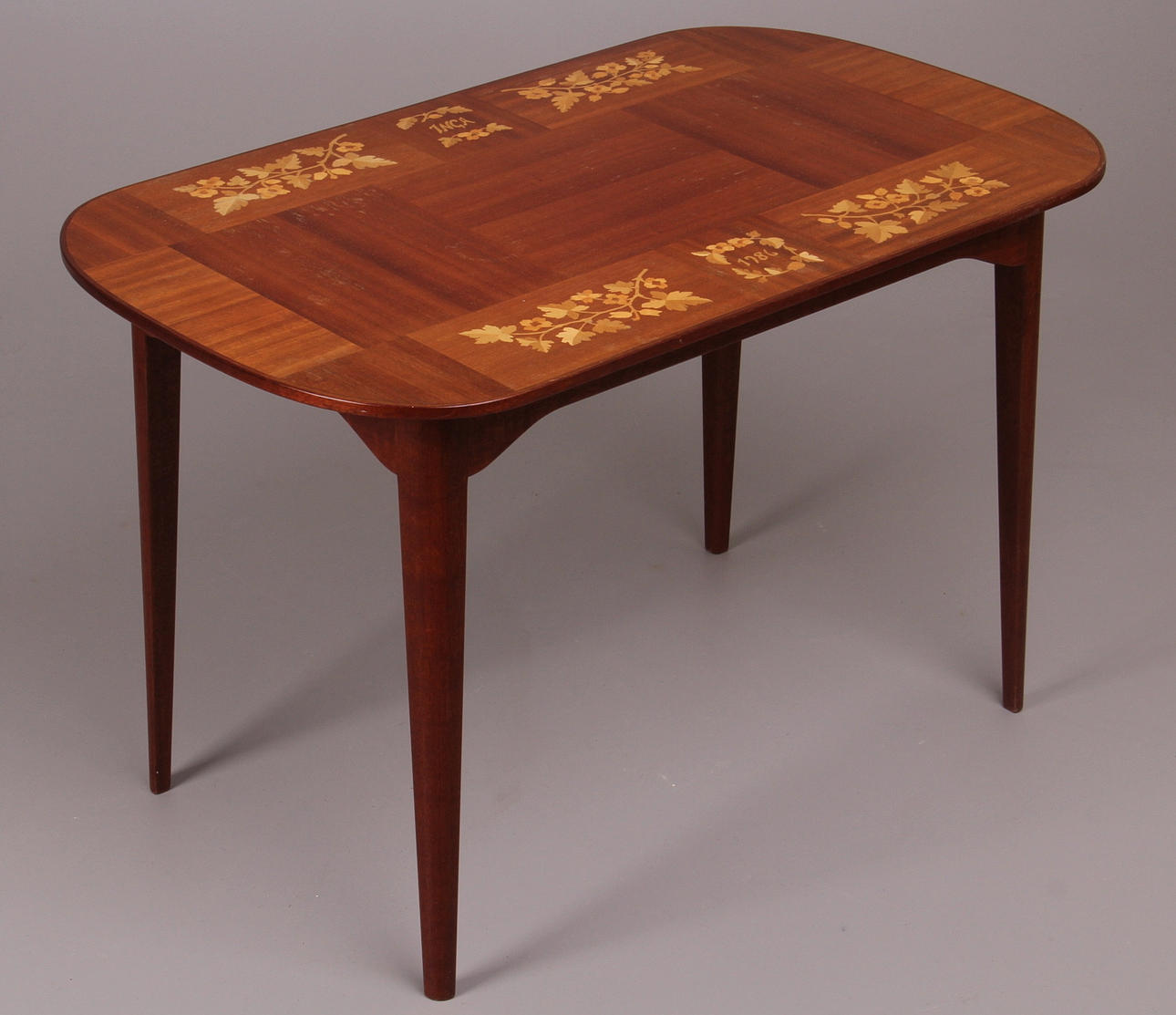 BORD, med Intarsia, Carl Malmsten, 1986.