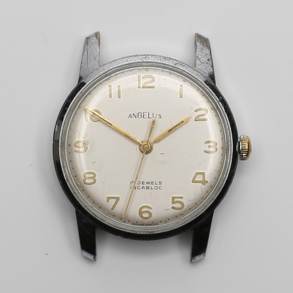 ARMBANDUHR, Stahl, Angelus.