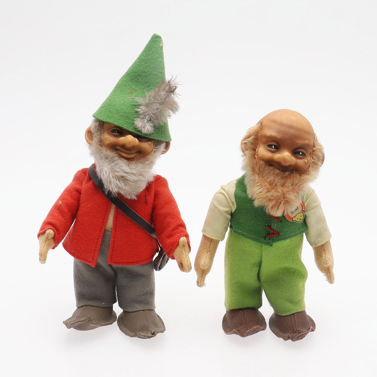 TROLL, Steiff, 2 pcs, "Lucki" and "Pucki".