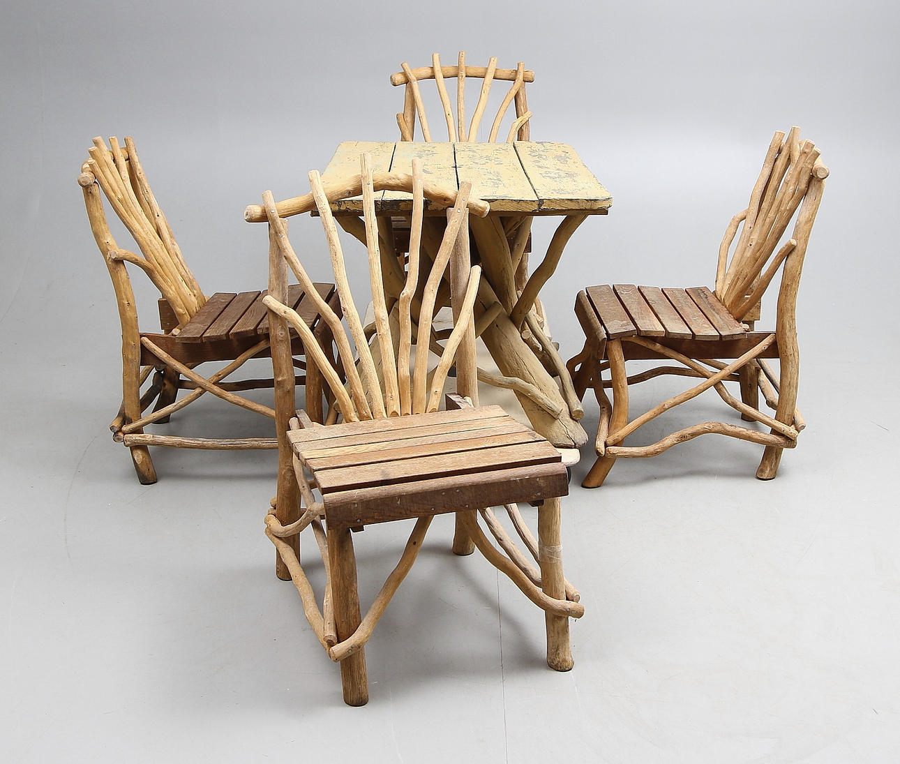 TRÄDGÅRDSMÖBEL, sk grenmöbel, 1900-tal.