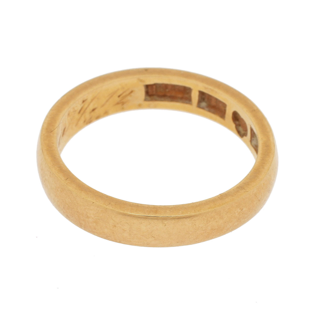 RING, 18k guld. Vikt ca 5,9 gram.