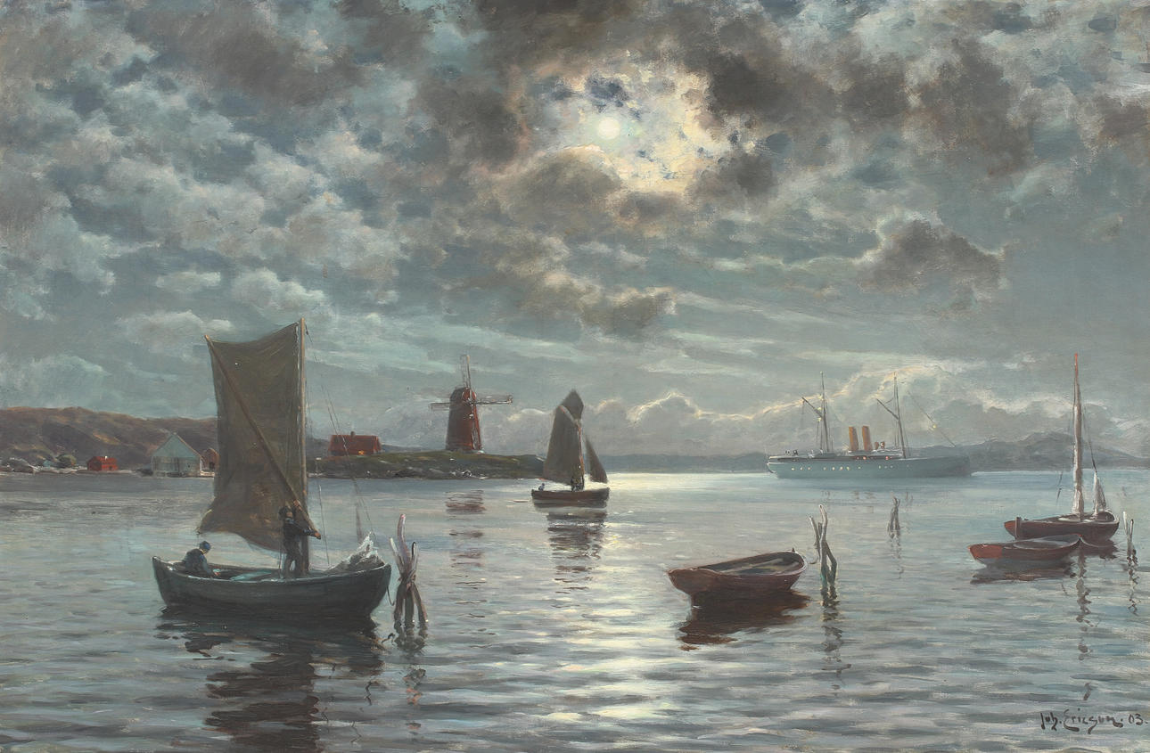 JOHAN ERICSON. Olja på duk. Signerad och daterad 03.