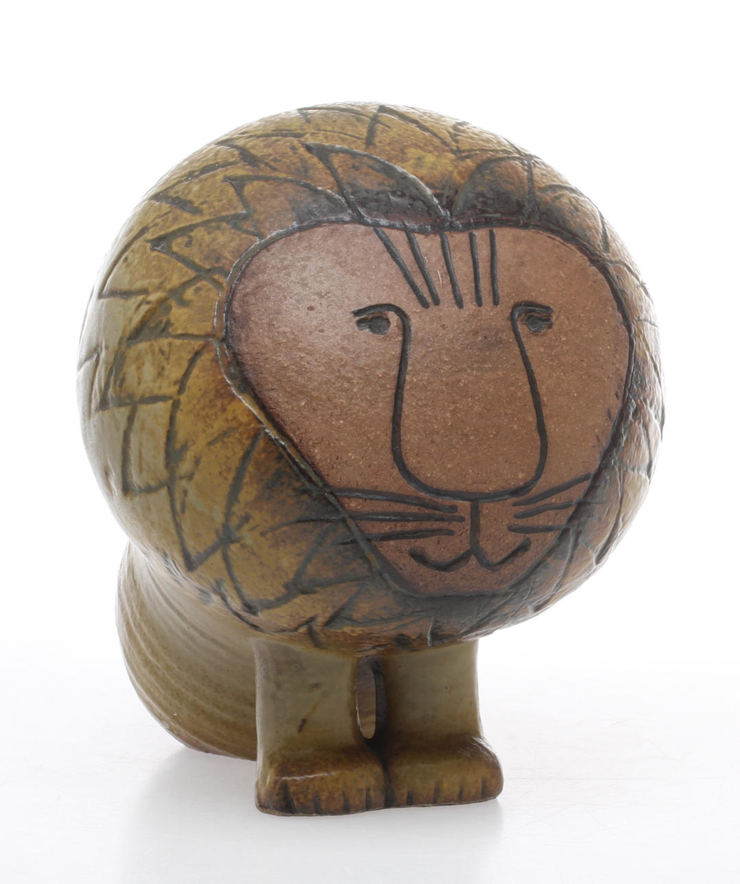 FIGURIN, stengods, "Lejon", Lisa Larson, Gustavsberg.