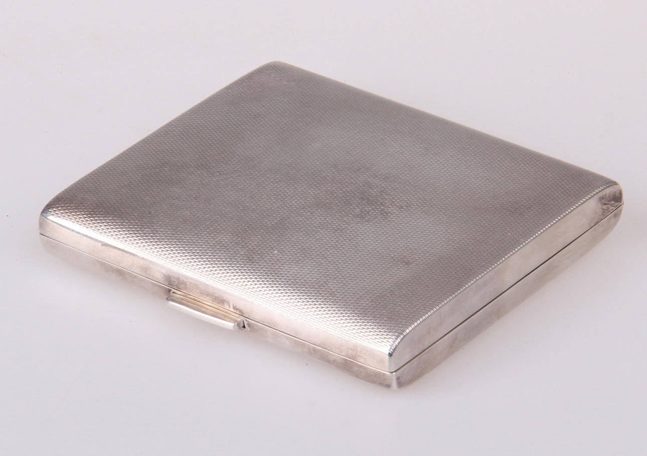 CIGARETTETUI, Silver, JLH, Stockholm.