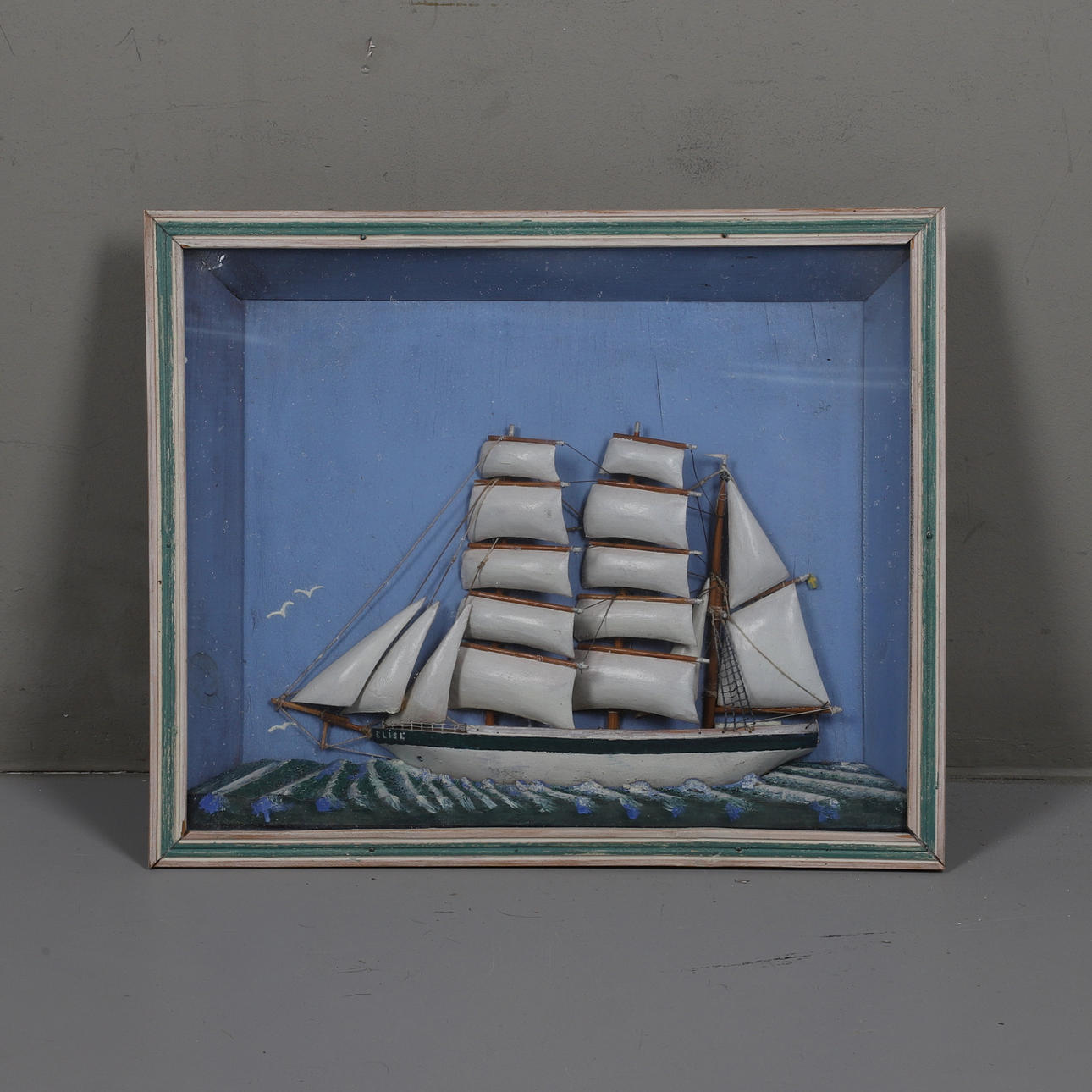 DIORAMA/MODELLBÅT, 1900-tal.