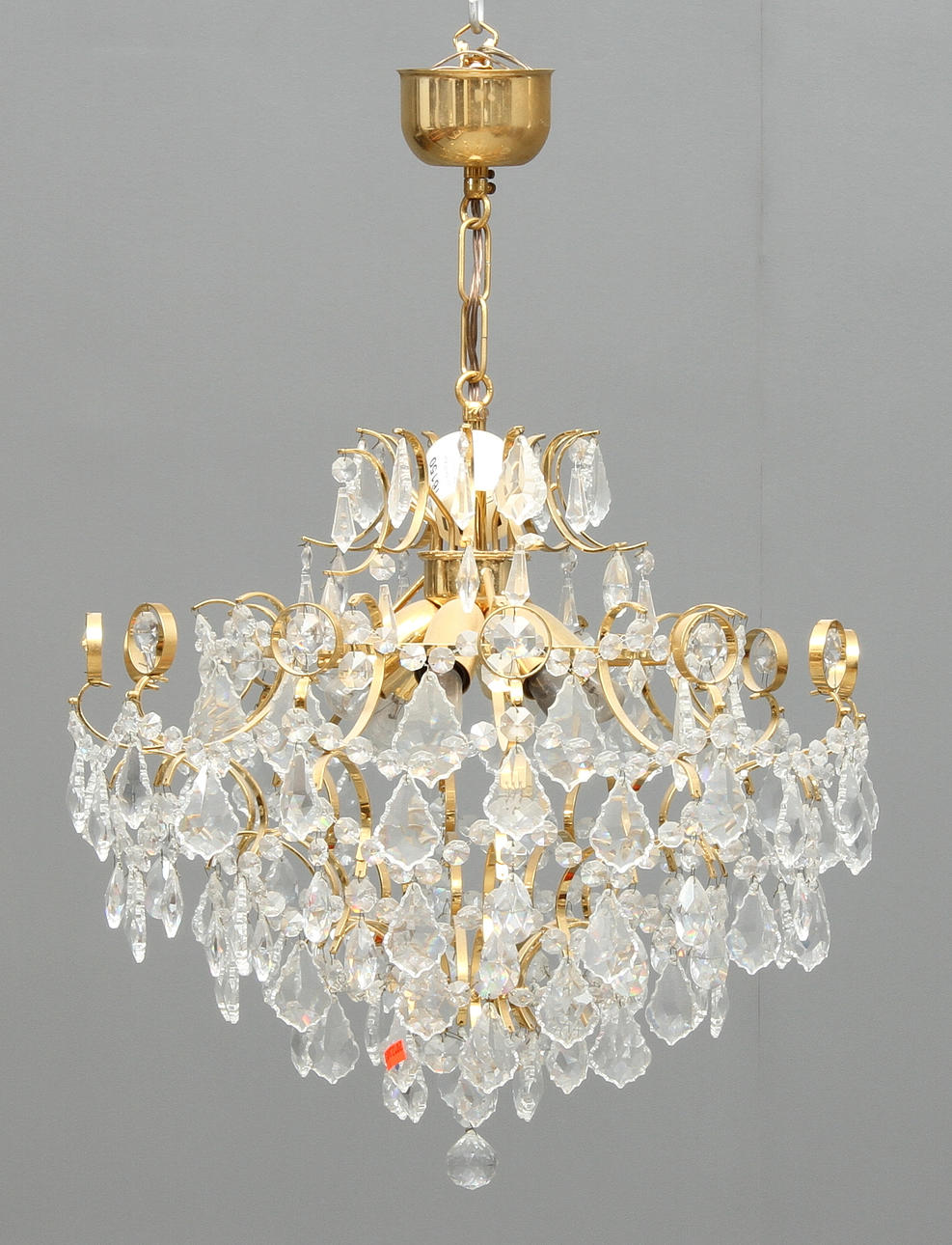 LJUSKRONA, med prismor, 1900-talets slut.