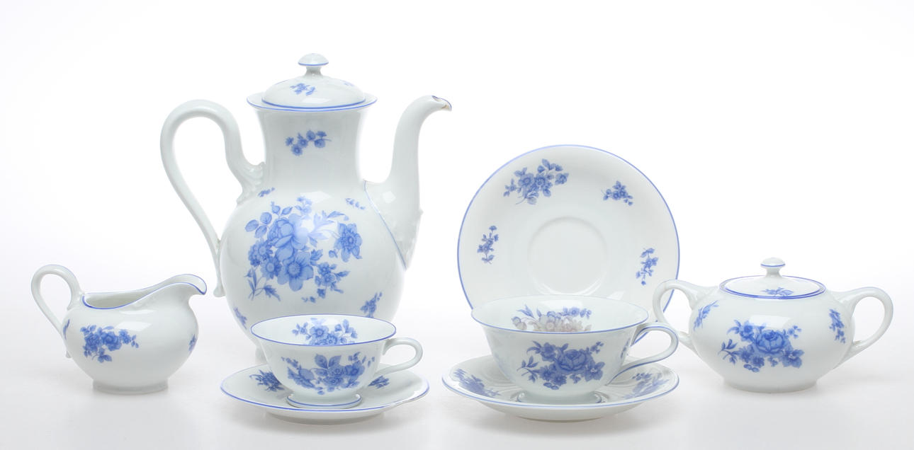 KAFFE- och TESERVIS, 25 delar, porslin, Rosenthal, Bavaria.