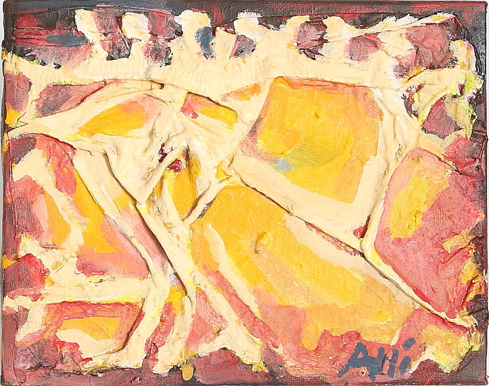 ATTI JOHANSSON. Olja på duk, "Sjöjungfru", signerad och daterad 1996.