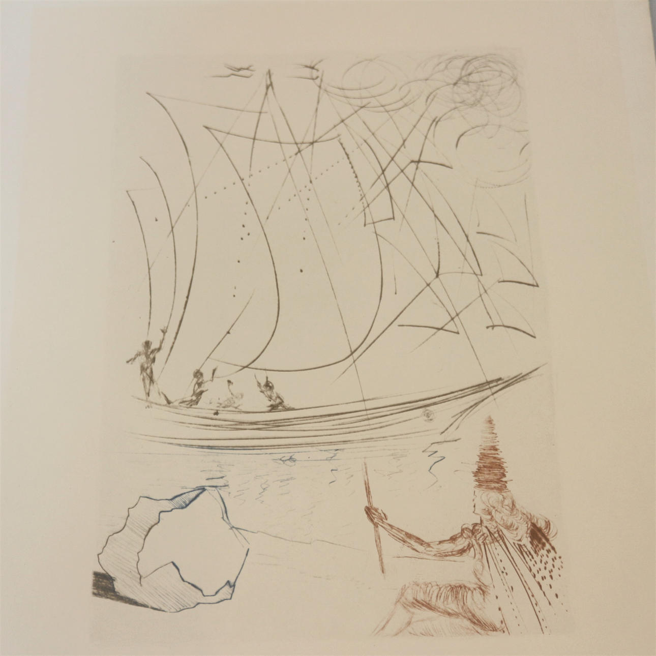 SALVADOR DALI. ”STORMEN” BRÖNNER KALENDER.