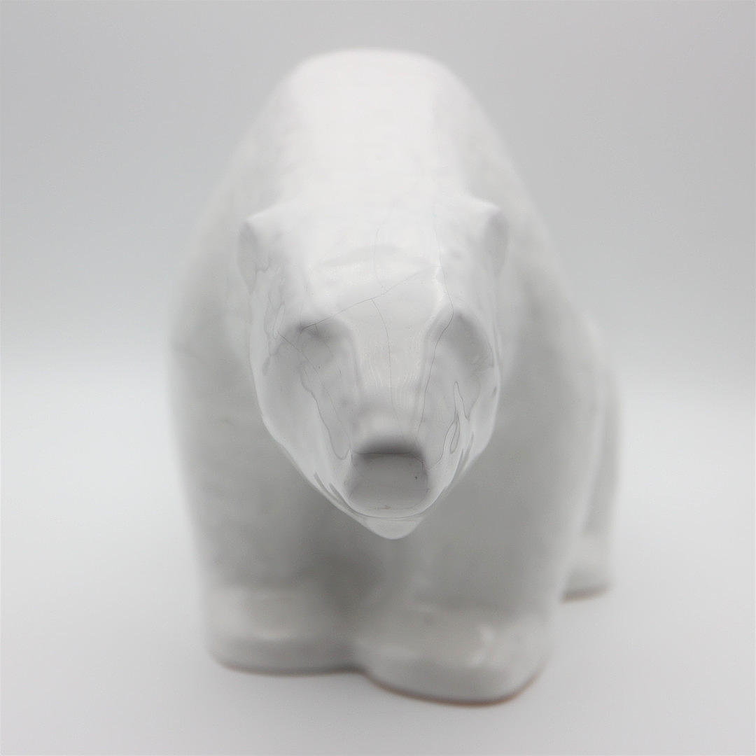 KARLSRUHER MAJOLIKA EISBÄR.