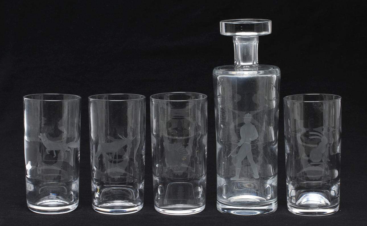 GROGGLAS 4 st och KRAFF, Elis Bergh, Kosta.