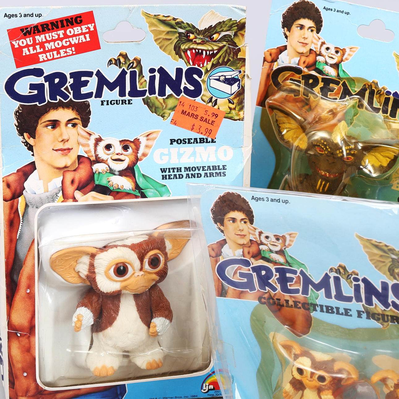 GREMLINS, figuras, LJN, años 80.