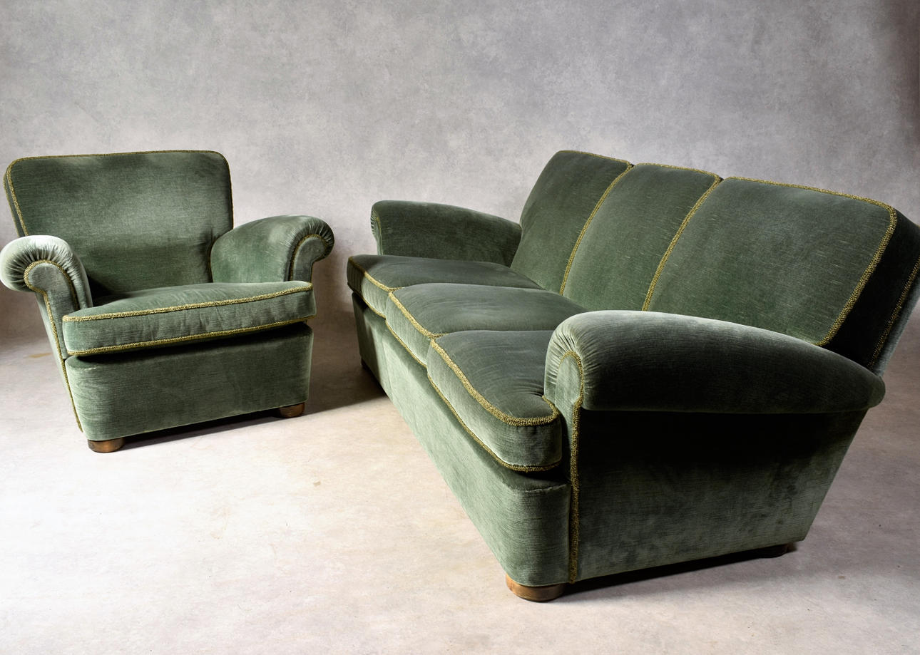 SOFA, LÆNESTOL 1940'erne.