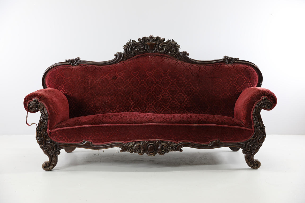 SOFFA, Rokoko-stil, 1880-tal.