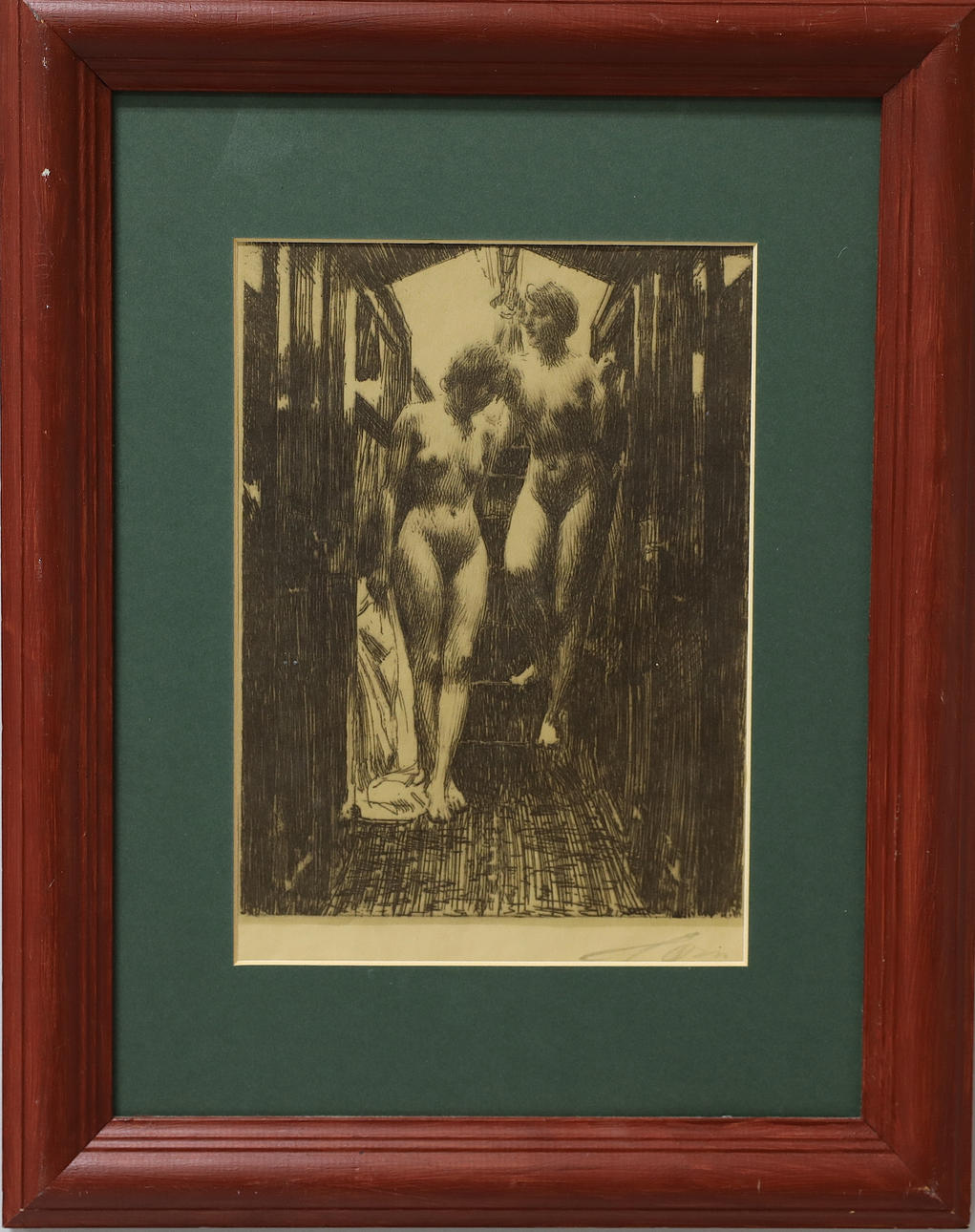 ANDERS ZORN. etsning, litografi.