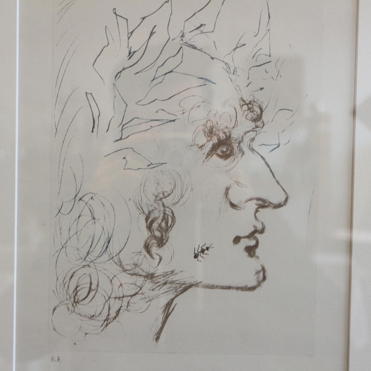 SALVADOR DALÍ. "JULIUS CAESAR" BRÖNNER CALENDAR.