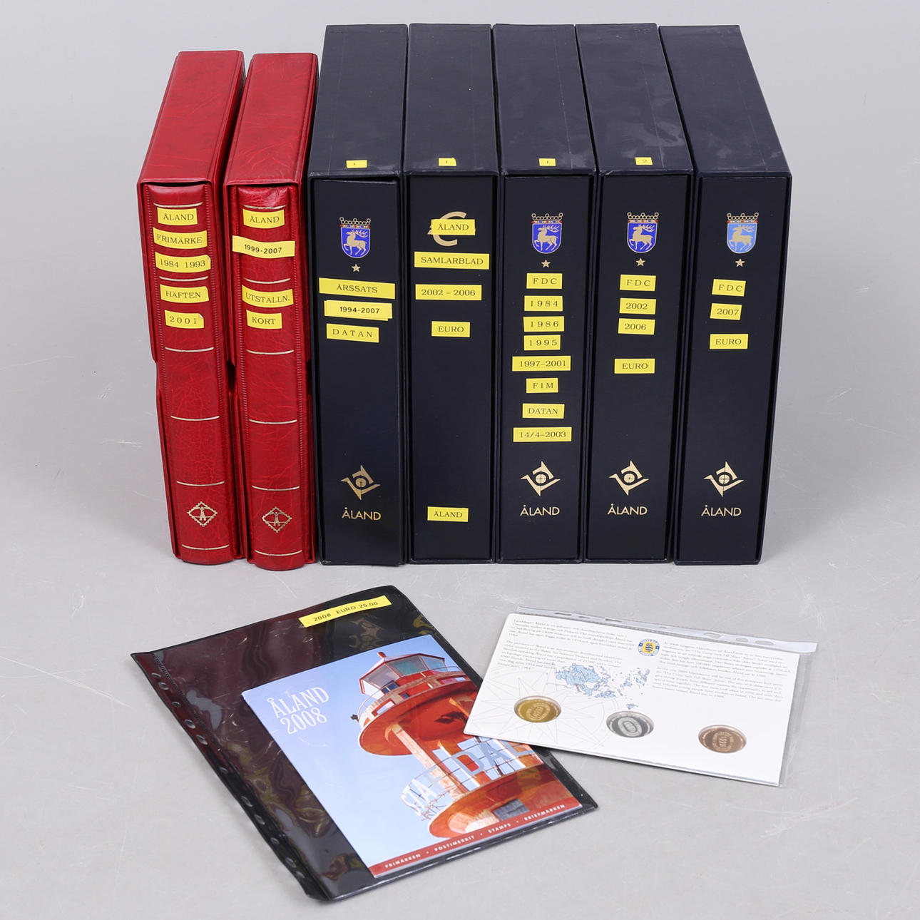STAMPS, Booklets/FDC/Year sets, Åland, 1984-2008.