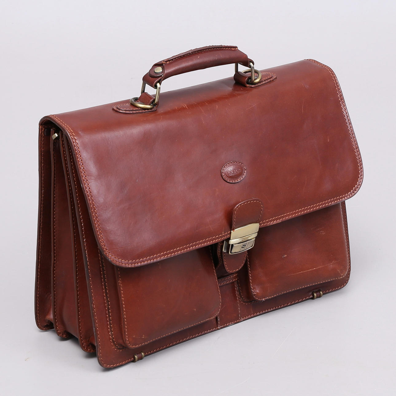 PORTFÖLJ, läder, "Baron".