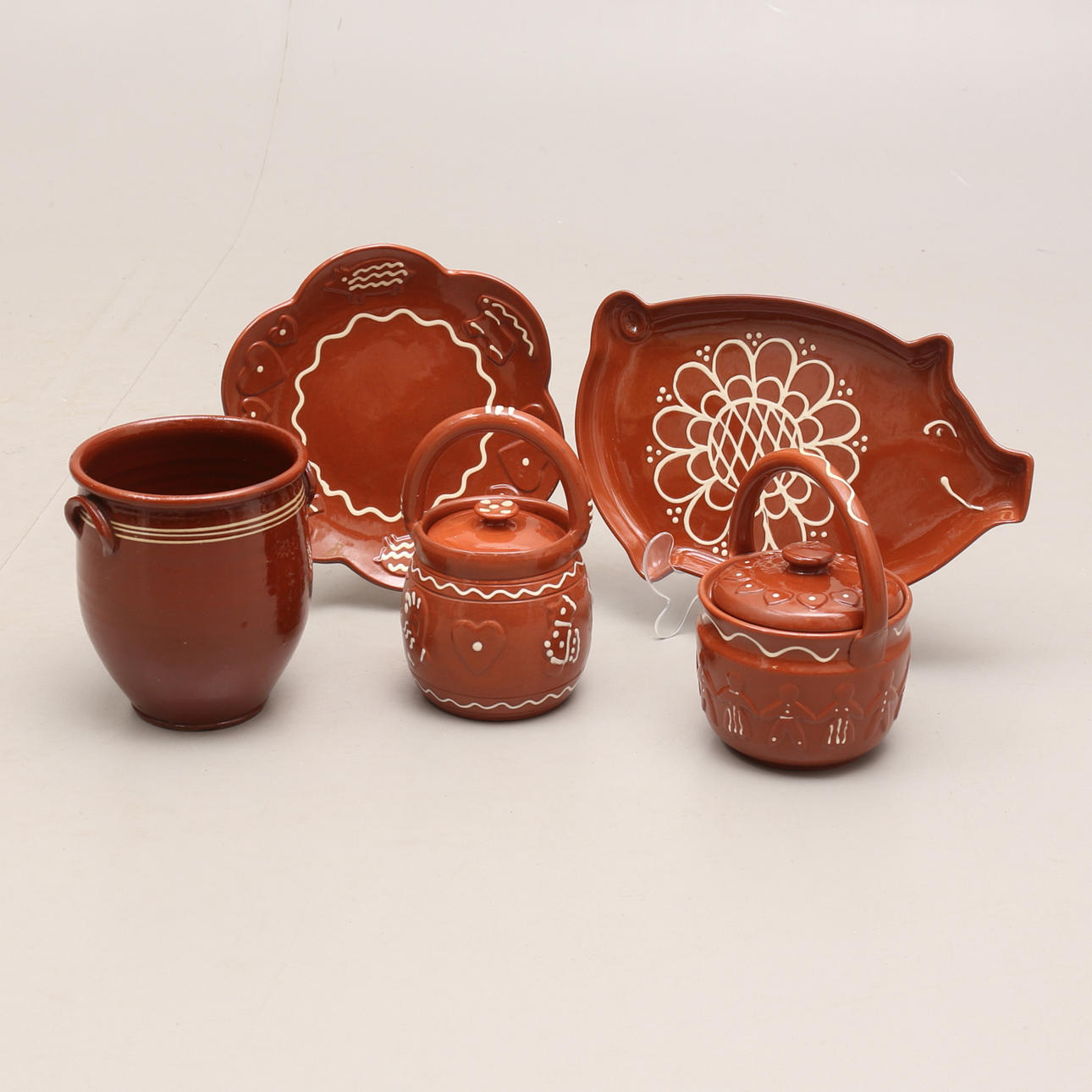 KERAMIK, 5 föremål, bla Gabriel.