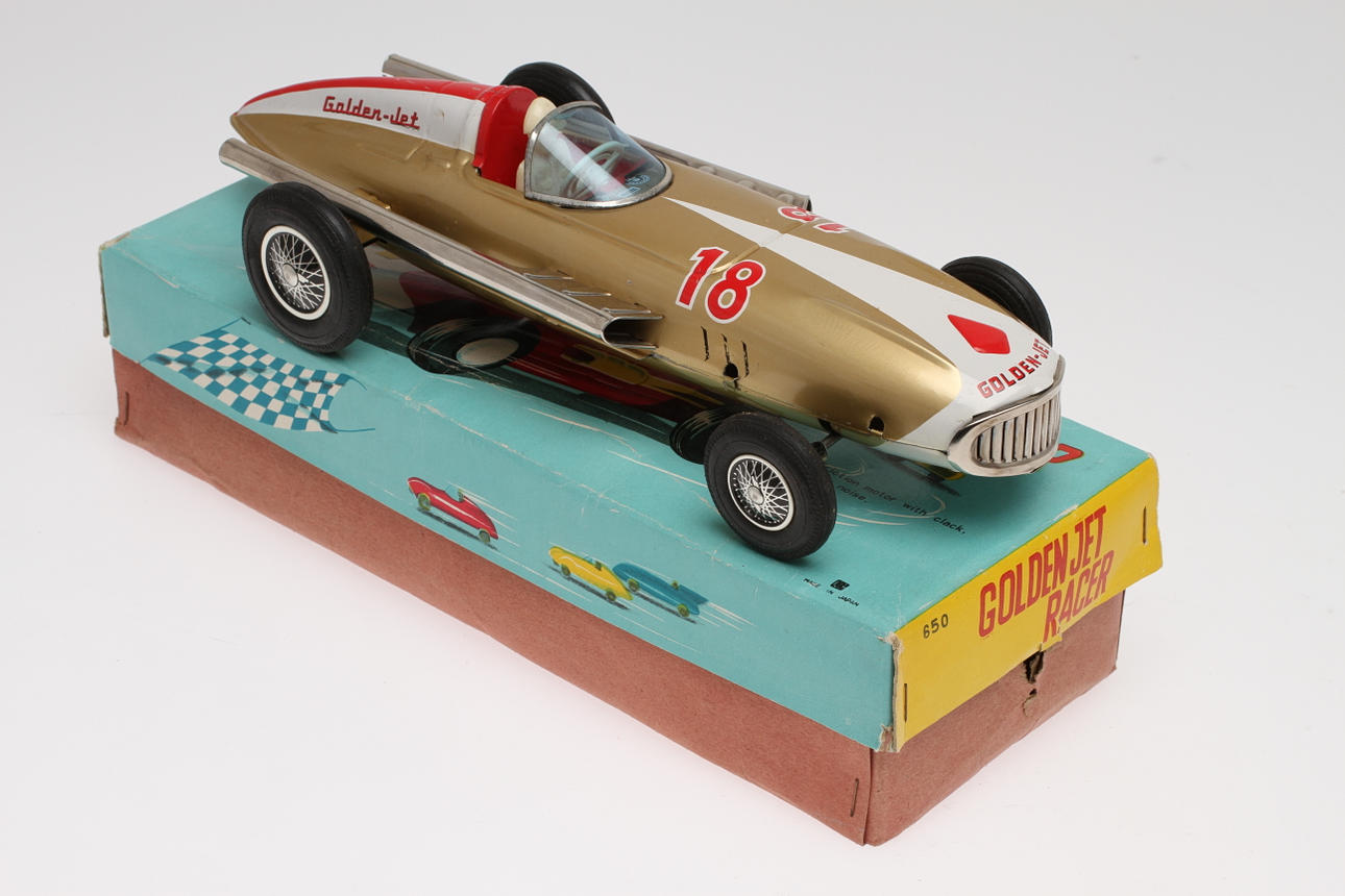 BANDAI "GOLDEN JET RACER" No 650 i ORIGINALKARTONG.