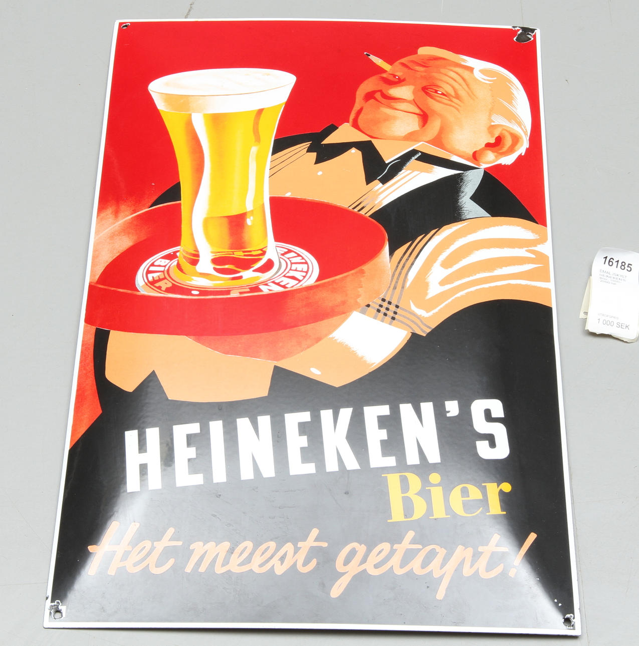 EMALJSKYLT HEINEKEN'S Bier, 1900-2000-tal.