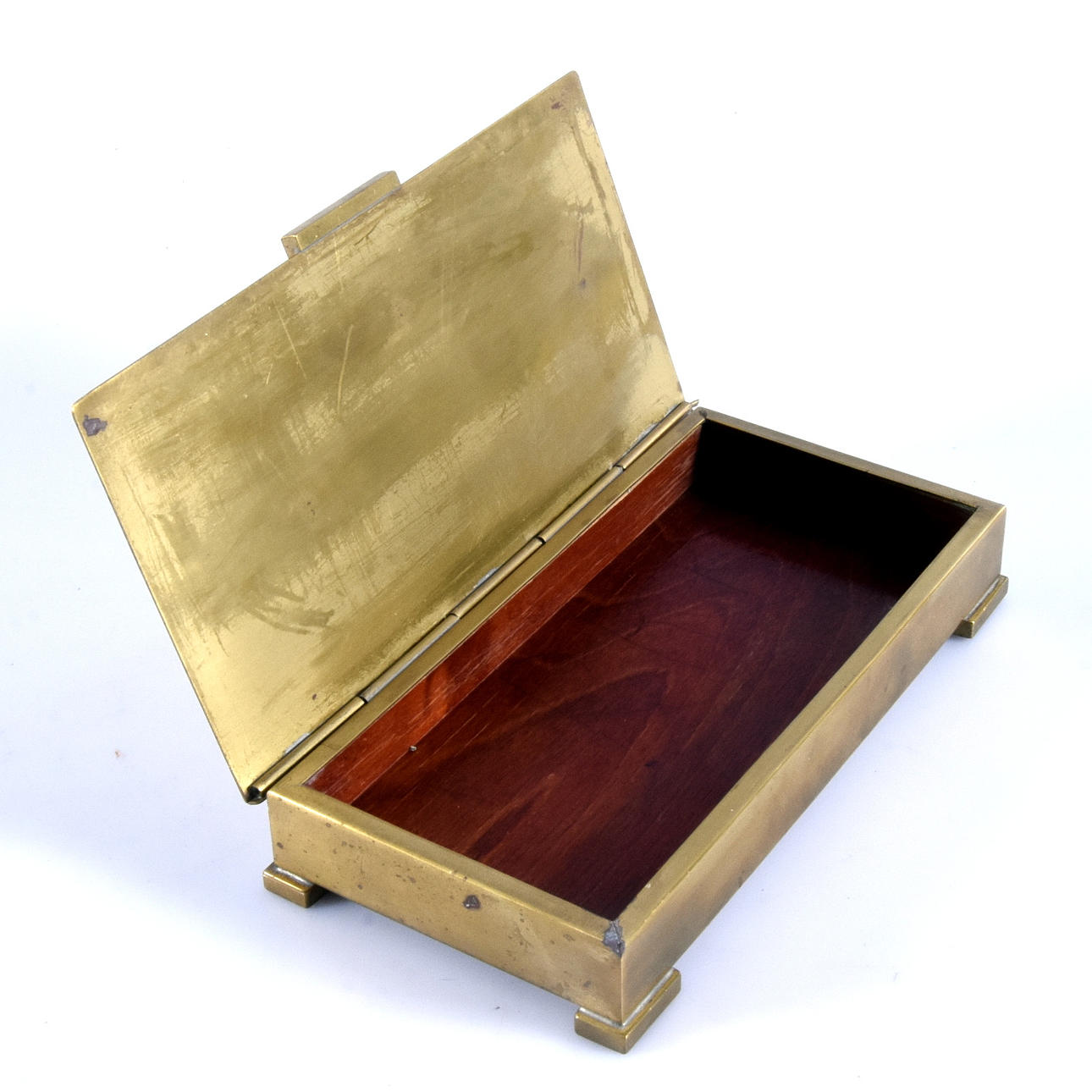 CIGARETTASK, mässing, Ystad metall.