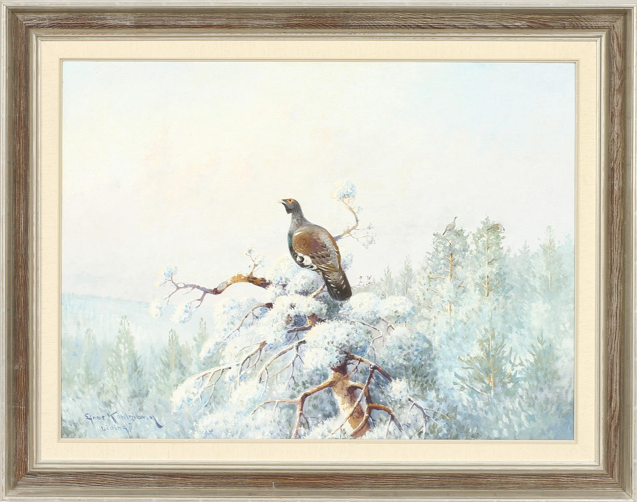 EINAR KOHLMANN, olja på duk, sign.