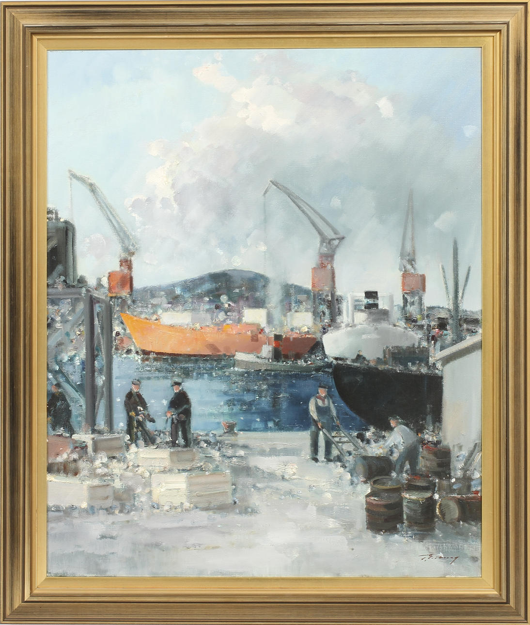 TAGE ERIKSSON, olja på duk, sign.