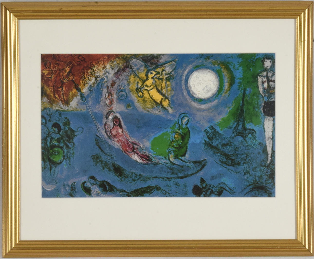 MARC CHAGALL. EFTER. Offsettryck.