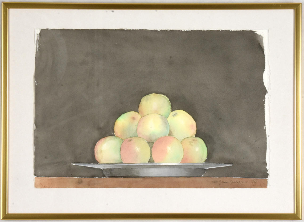 NILS GÖRAN GUSTAFSSON. Akvarell.