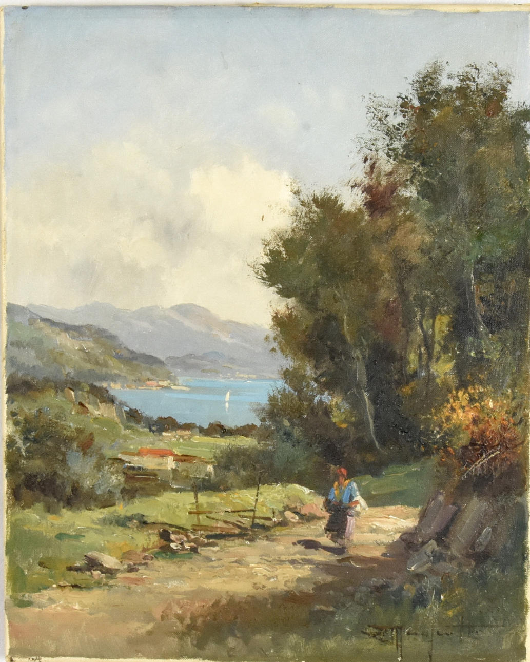 ERCOLE MAGROTTI. Oil on canvas.