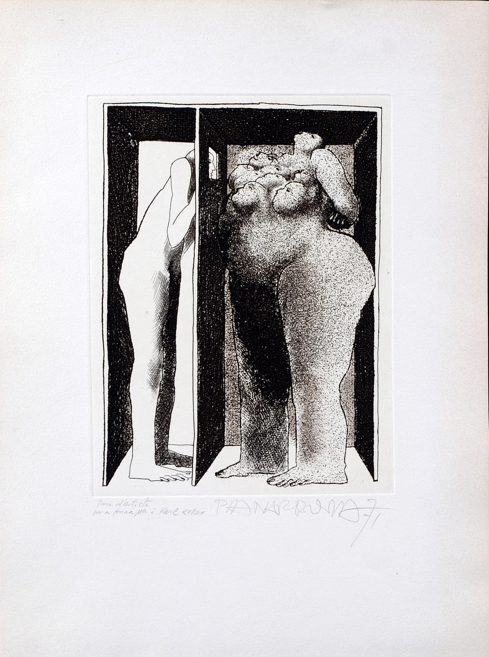 JOSEP PLANARBONA. Etsning.