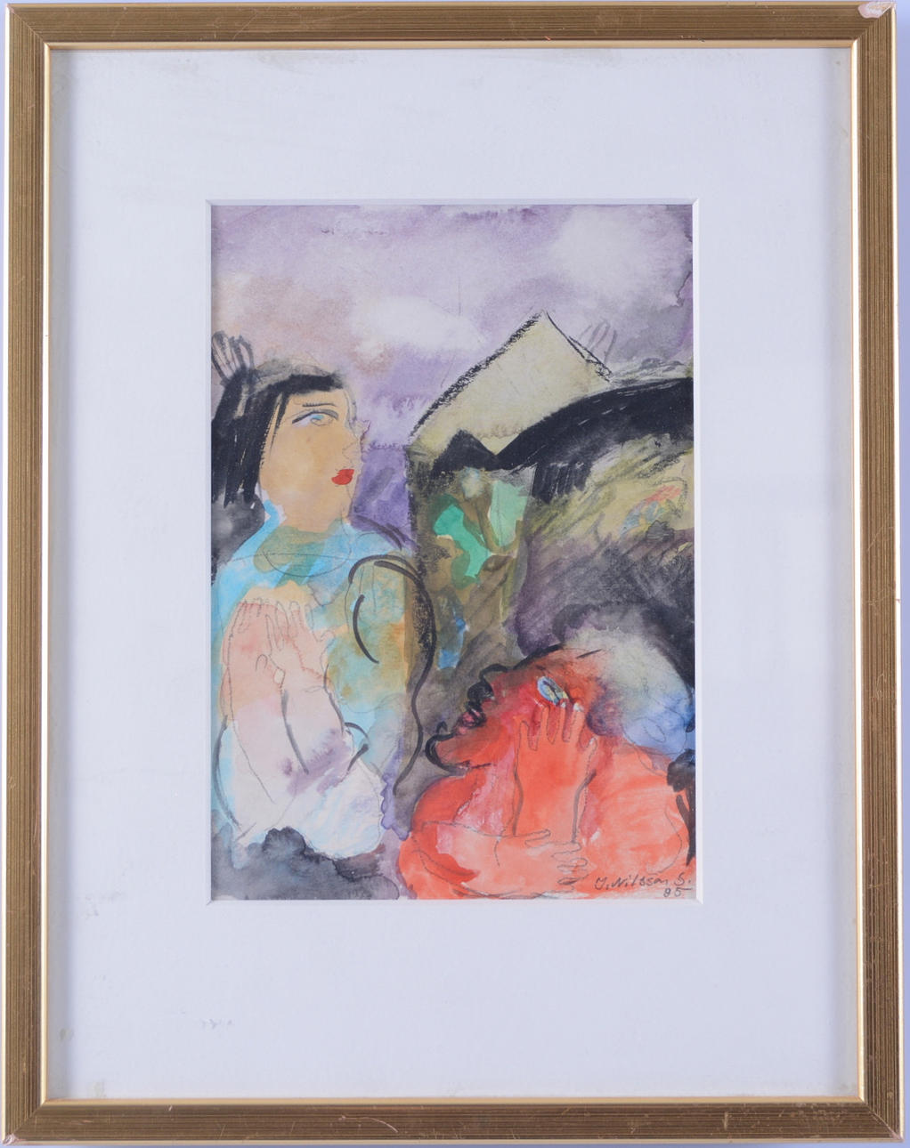 INGER NILSSON SJÖBERG. Blandede medier.