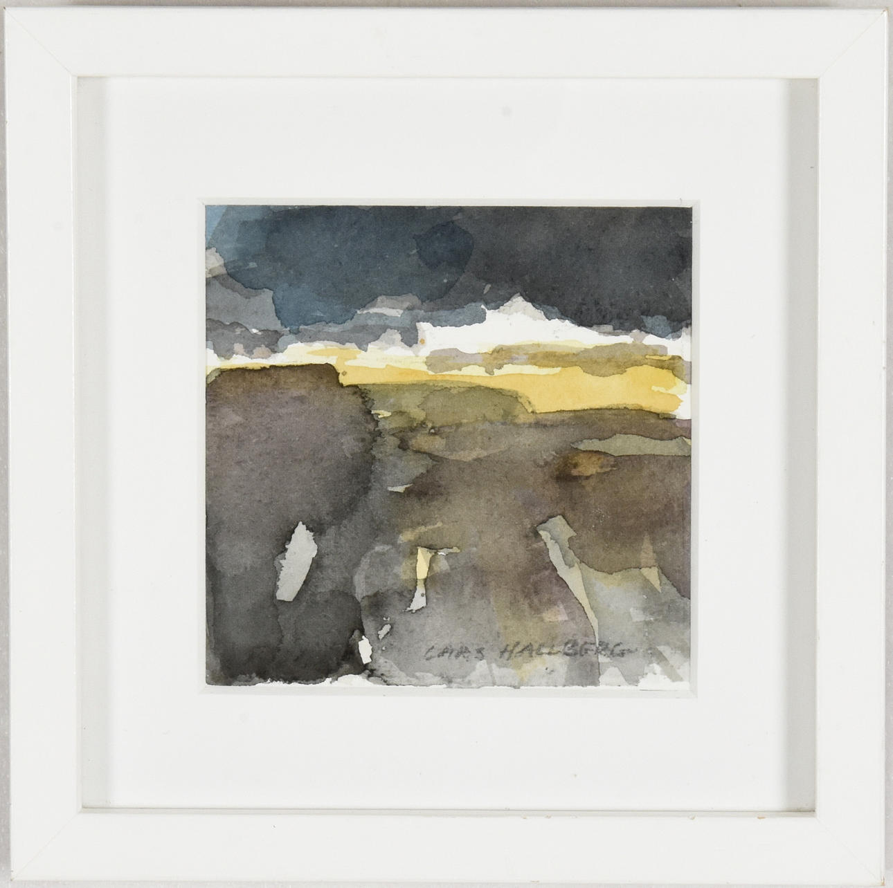 LARS HALLBERG. Akvarell.