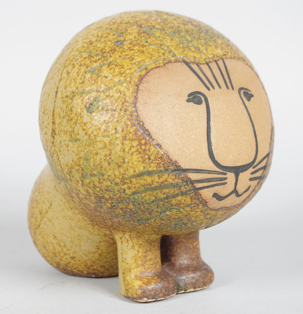 KERAMIKFIGUR, "Lejon", Lisa Larson.