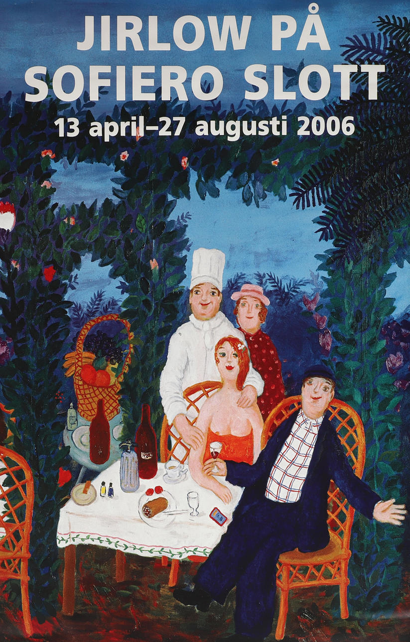 LENNART JIRLOW. Exhibition poster, Sofiero Castle 2006.